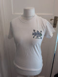 Fruit Of The Loom Small White Lanzarote T-shirt Small Pen Mark