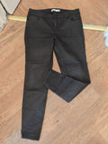 Ladies Zara Size 12 Black Pleather Jegging