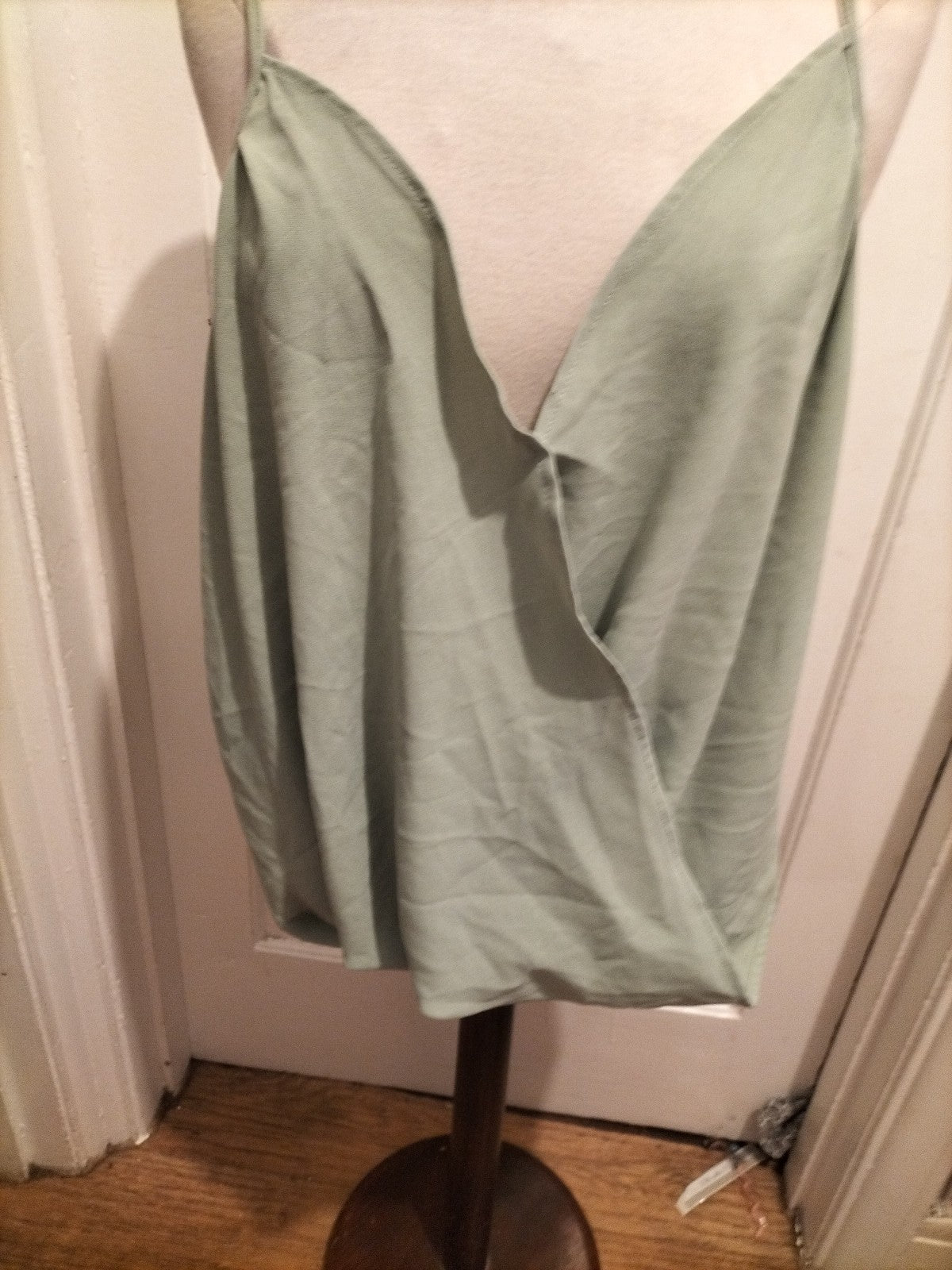 Ladies Shein Size XL Mint Layered Blouse