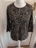 Tu 16 Leopard Print Lightweight Jumper