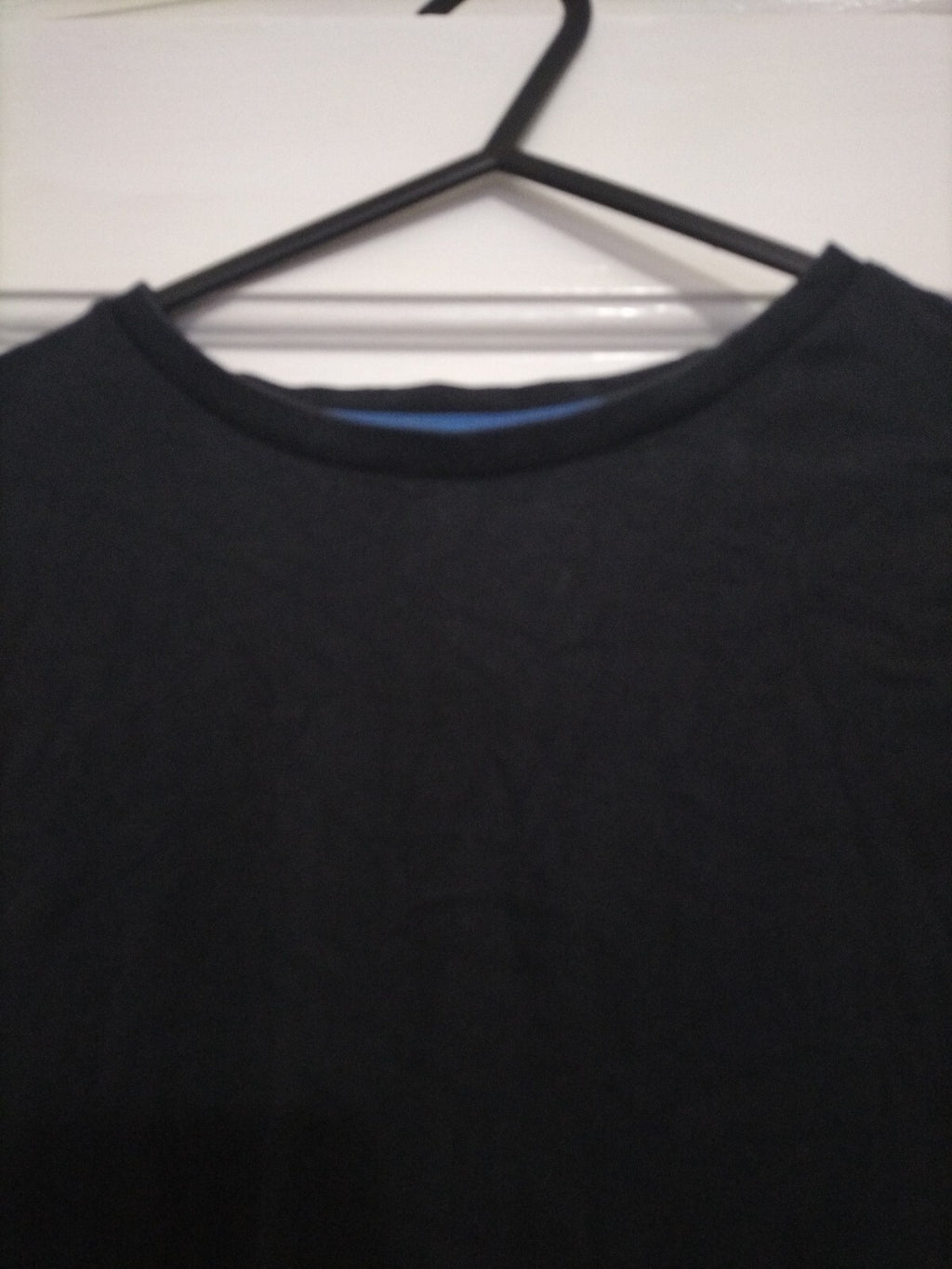 Men's Slim Fit Size Xs Black Short Sleeve Top