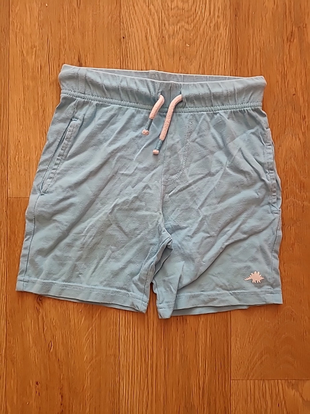 Boys F&F 3-4 Years Pale Blue Elasticated Shorts