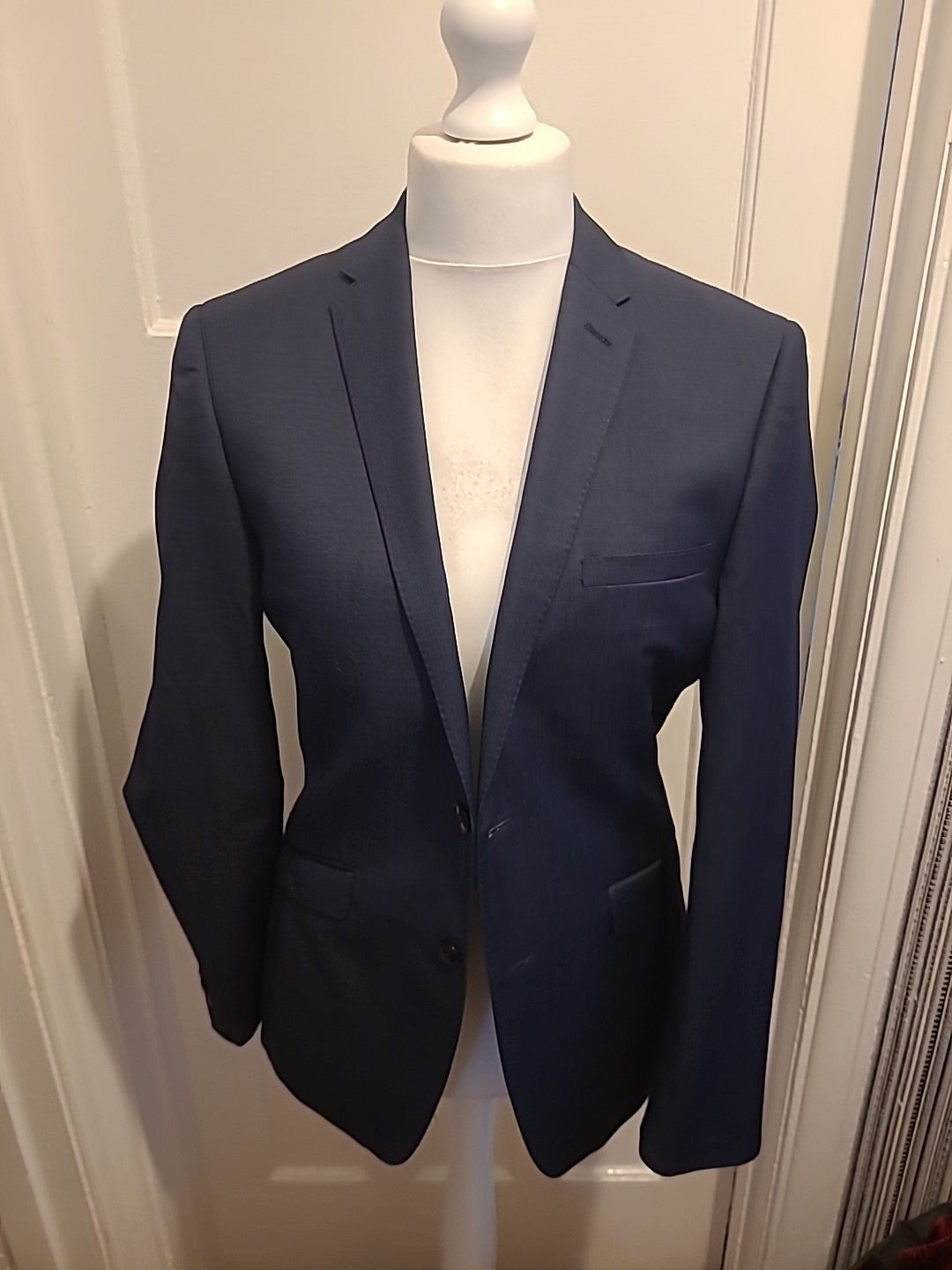 Mens Iambretta 38"Long Navy Padded Blazer