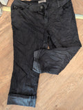 Evans 18 Charcoal Turn Up Ankle Jeans
