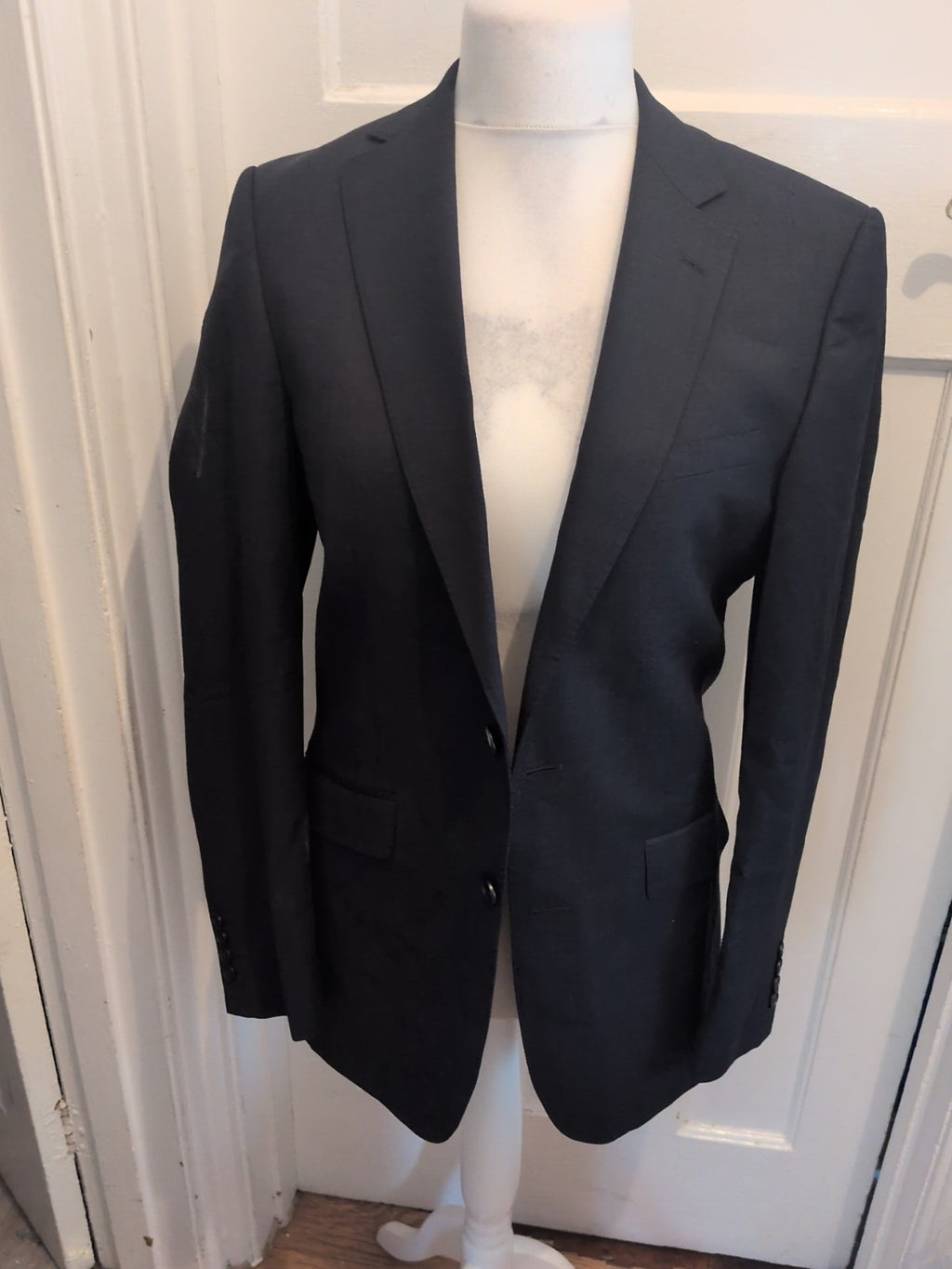 M&S Collection 38 Long Indigo Slim Fit Suit Jacket