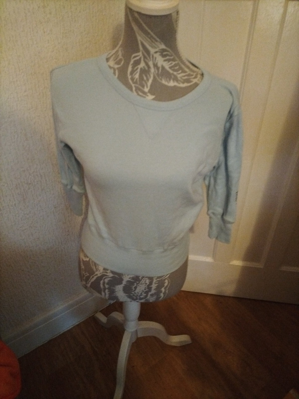 Ladies Chillipepper Size Small Pale Blue Jumper