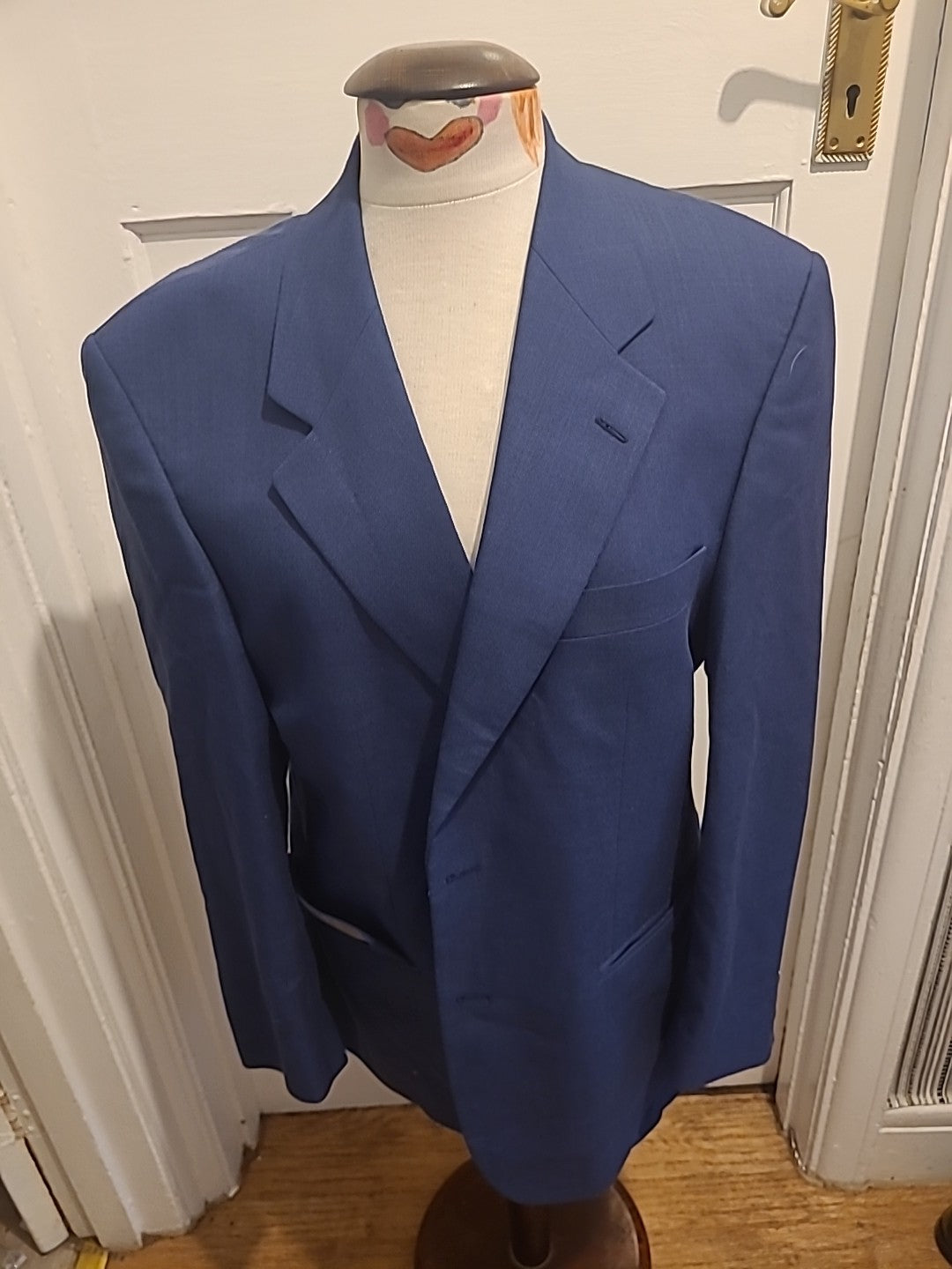 Mens Cruise Size 40S Navy Lined Padded Blazer Jacket