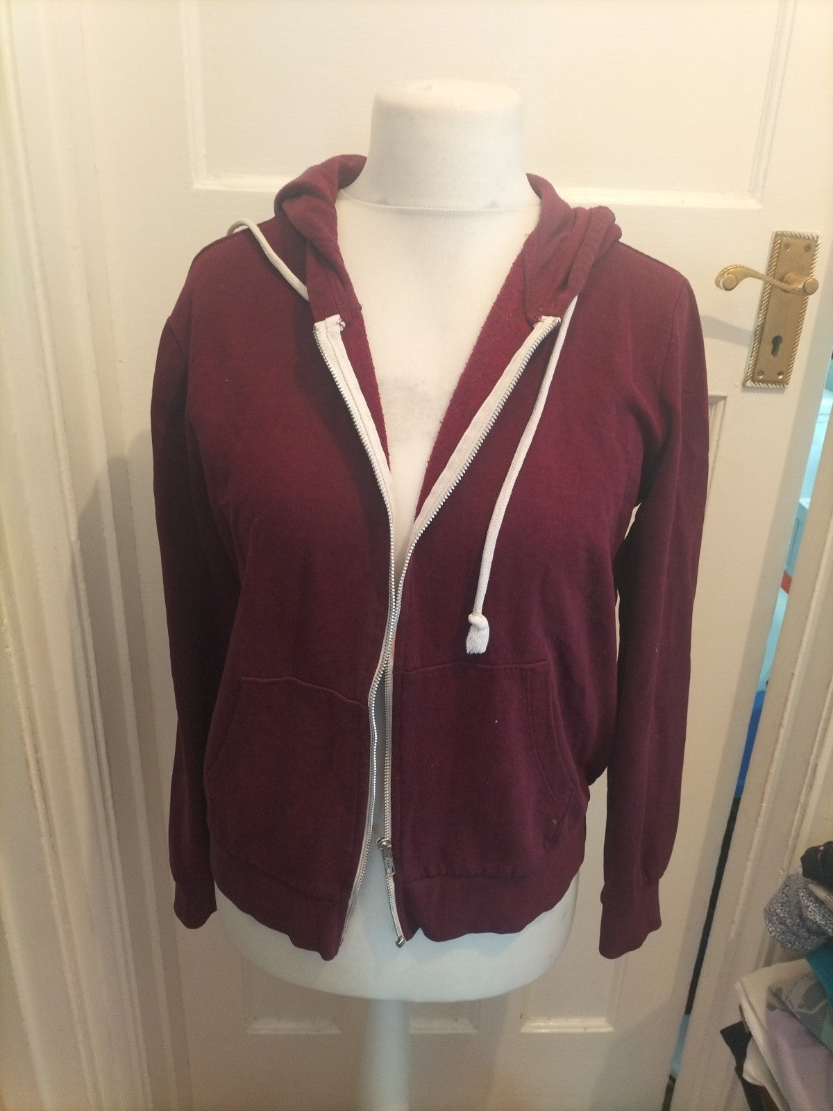 Divided H&M Large Purple Full Zip Hoodie
