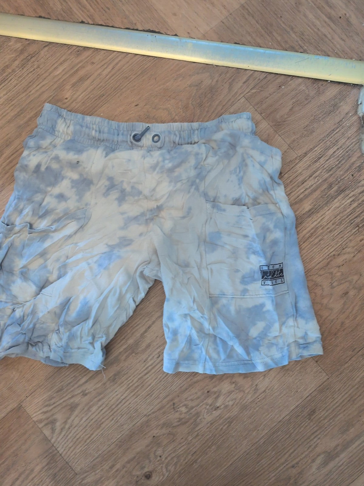 George 13-14 Years Blue And White Elasticated Sweat Shorts