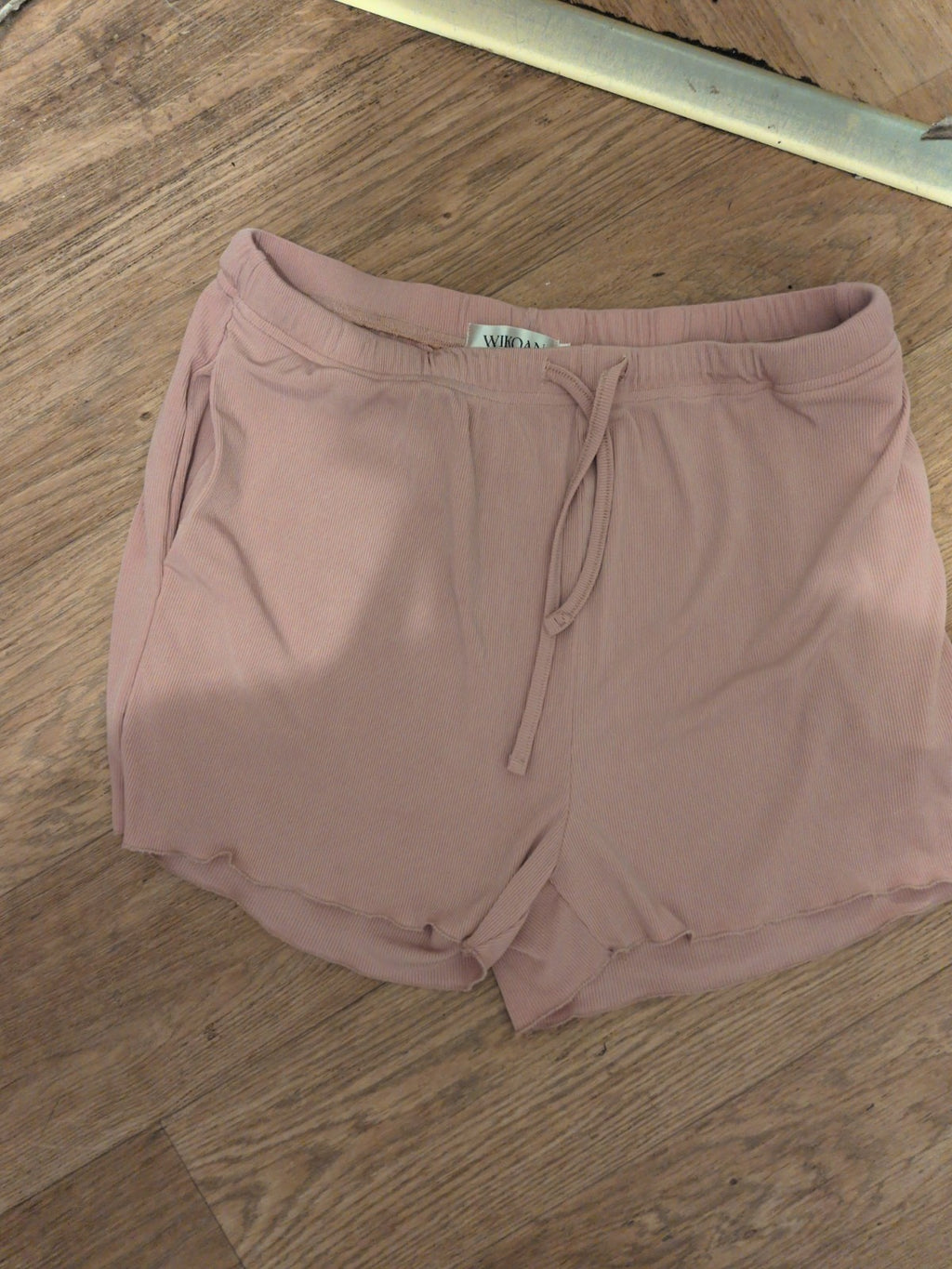 Ladies Woman Large Pale Brown Sleep Shorts Elasticated Pyjama.
