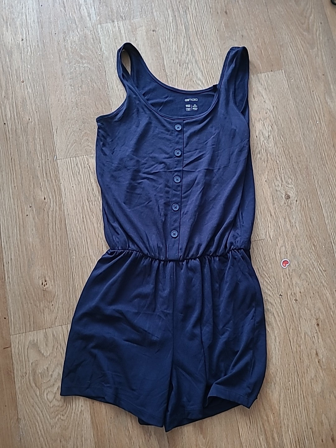 Ladies Esmara Size 8-10 Navy Sleeveless Playsuit