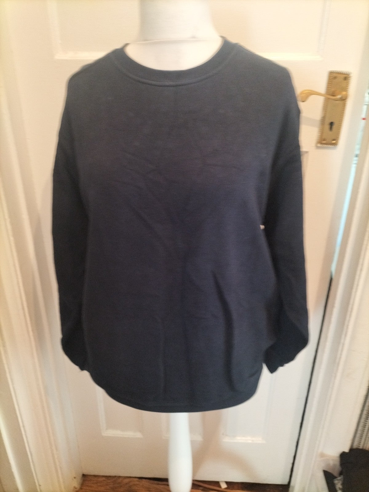 Mens Blue Harbour Size Medium Dark Navy Pullover Sweatshirt