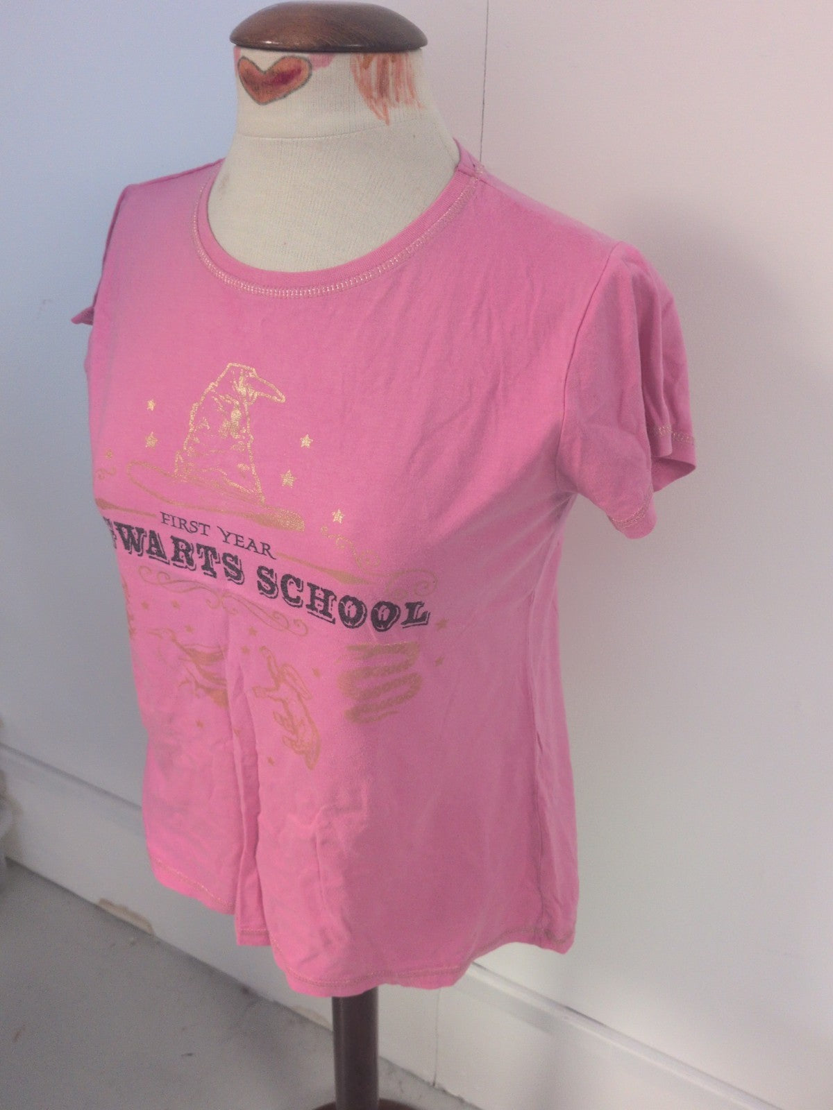 Harry Potter 12-13 Years Pink Shirt Sleeve Pyjama Top