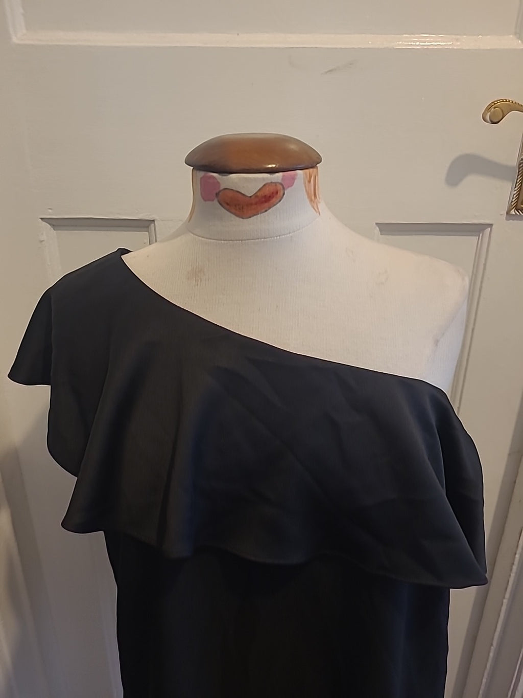 Ladies Very Size 12 Black Off The Shoulder Blouse