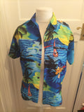 Mens MC.Clain Size Small Hawaii Style Shirt Short Sleeved