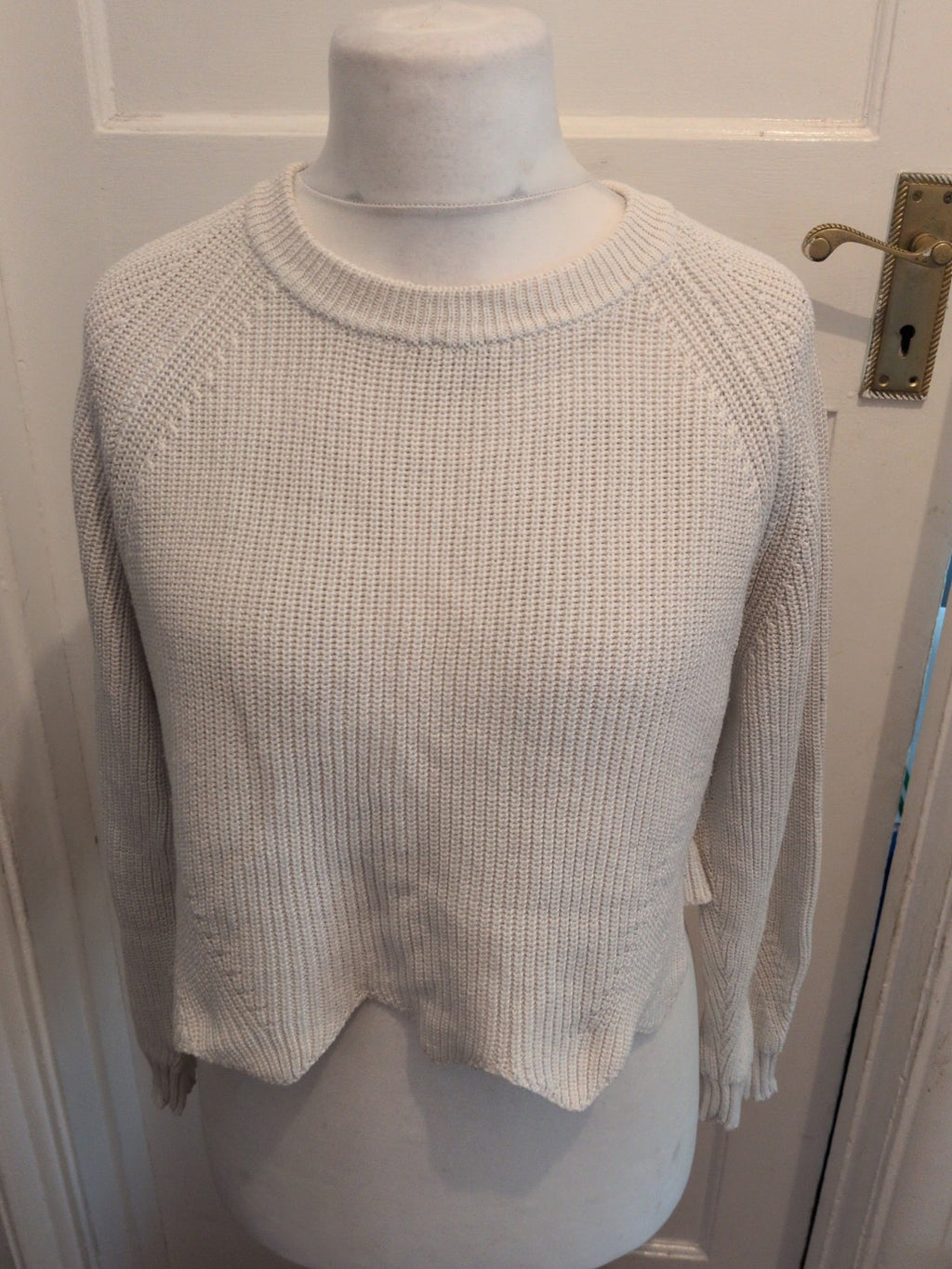 Primark 16 Cream Knit Pullover Jumper