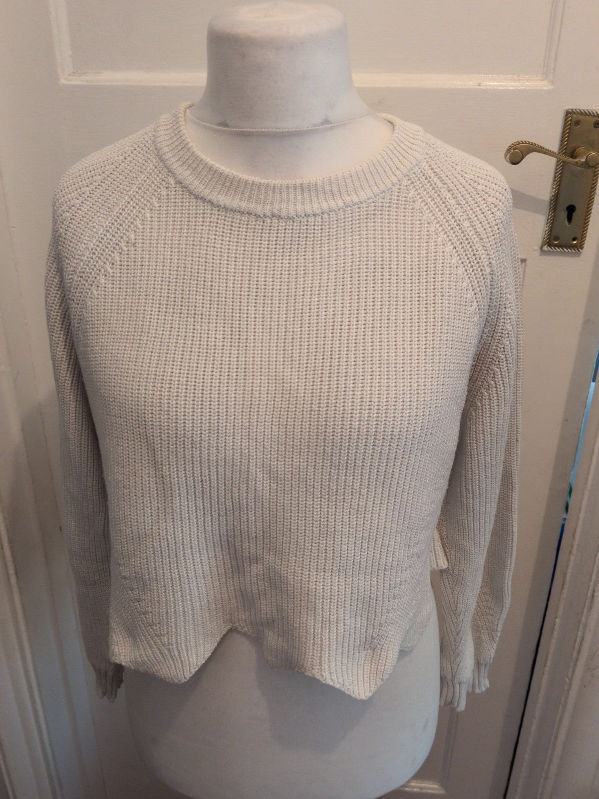 Primark 16 Cream Knit Pullover Jumper