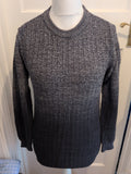 Next Small Grey And Navy Pullover Jumper