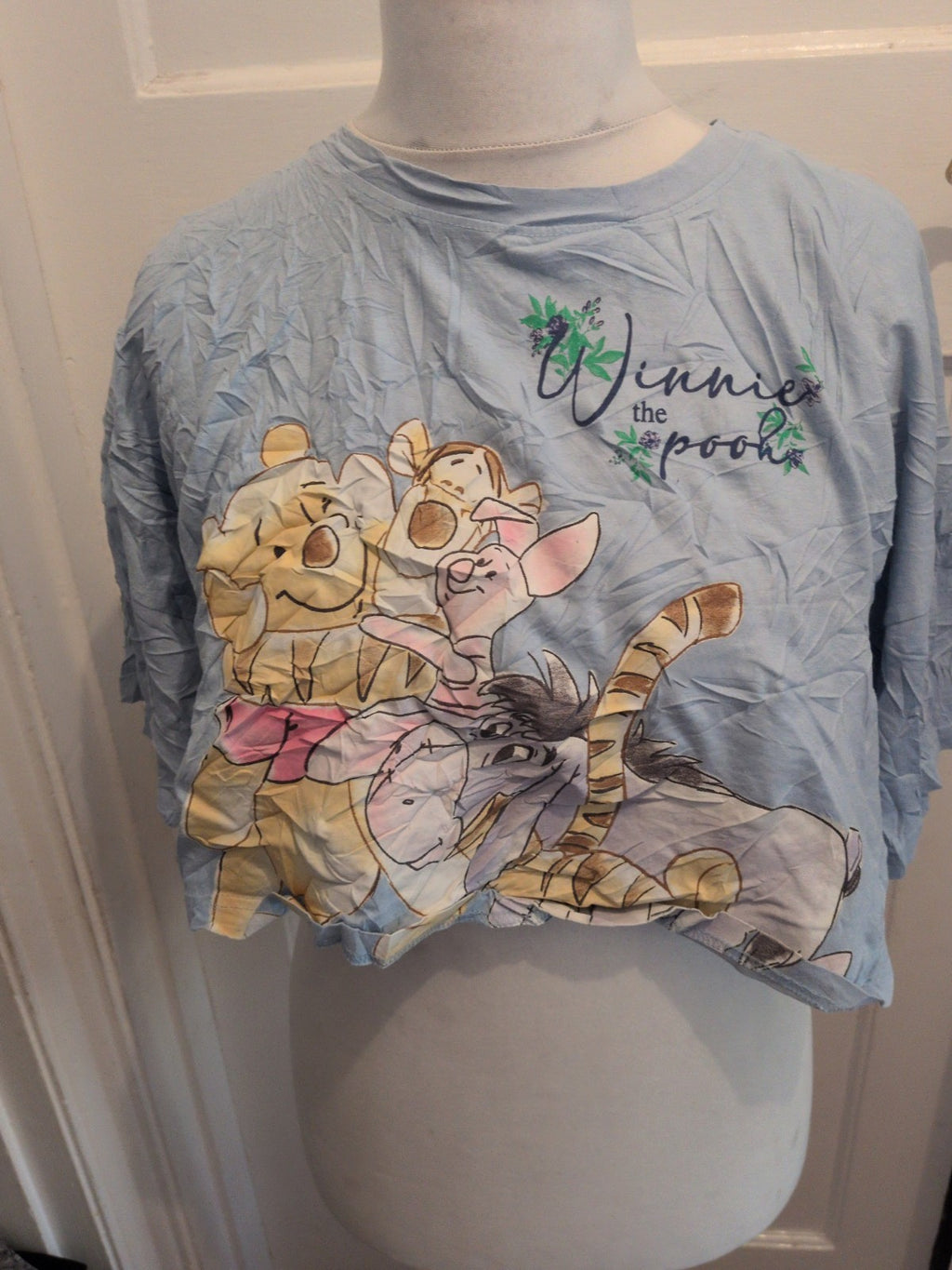 Primark Medium Blue Winnie The Pooh Pyjama Top