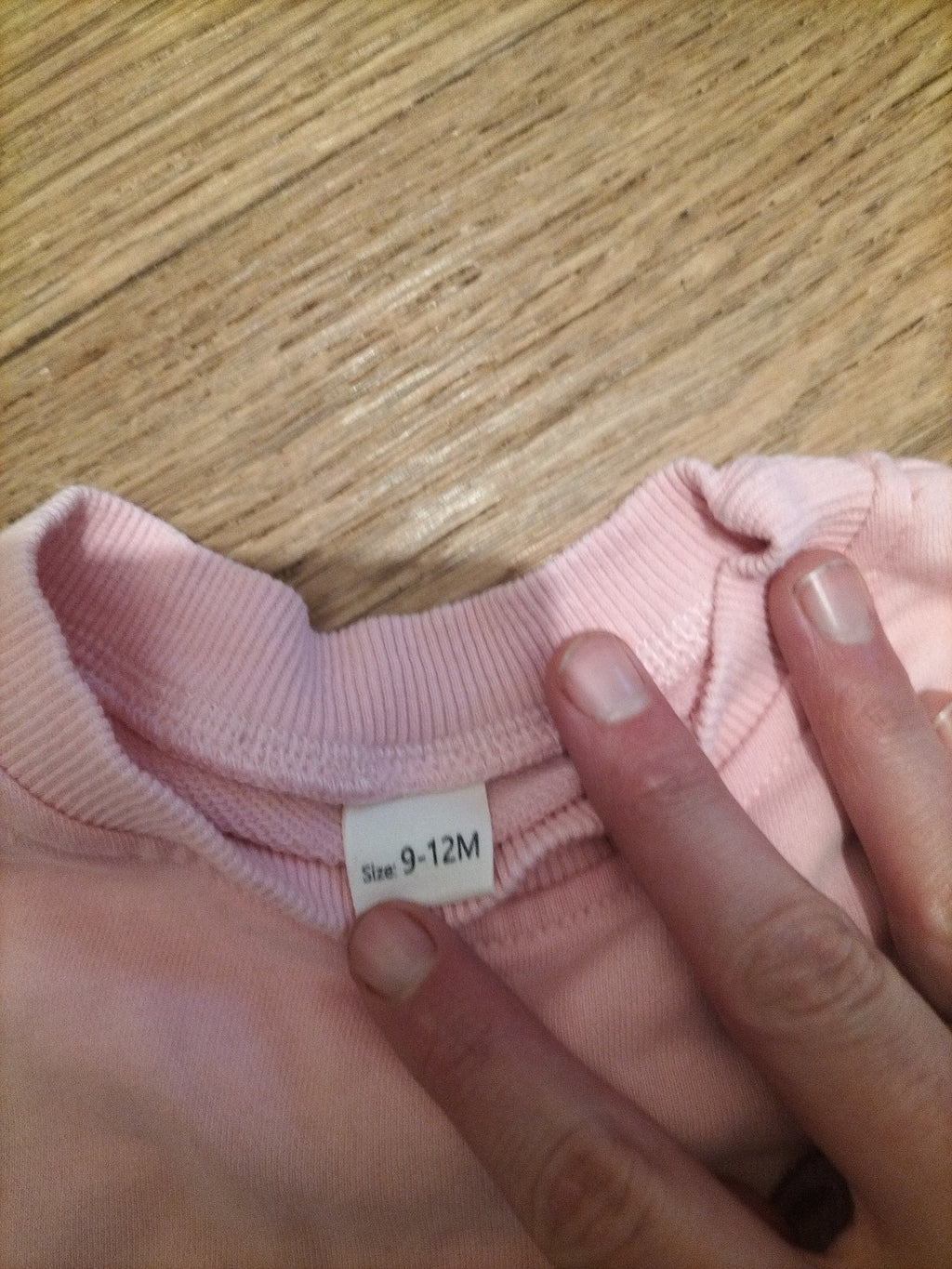 Girls Age 9-12 Months Pink Jumper