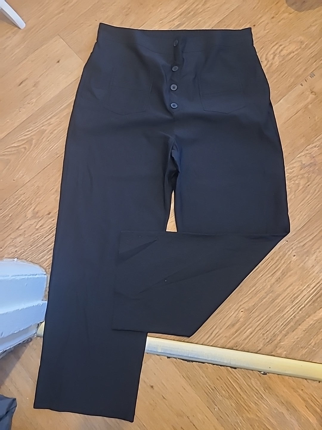 Ladies Black 3XL Black Trousers