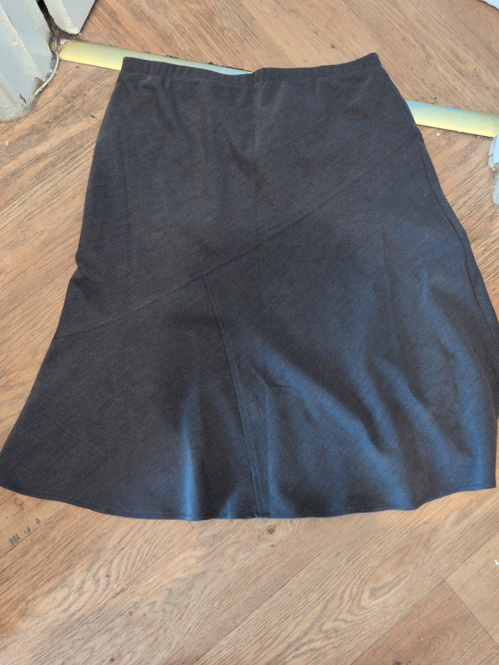 Afibel 16 Grey Lined Flare Skirt