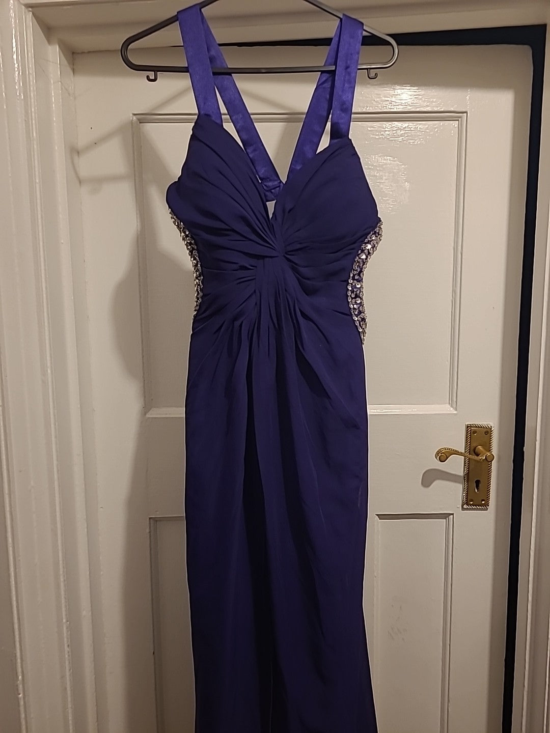 Ladies Size 2 Purple Sleeveless Bridemaid Dress