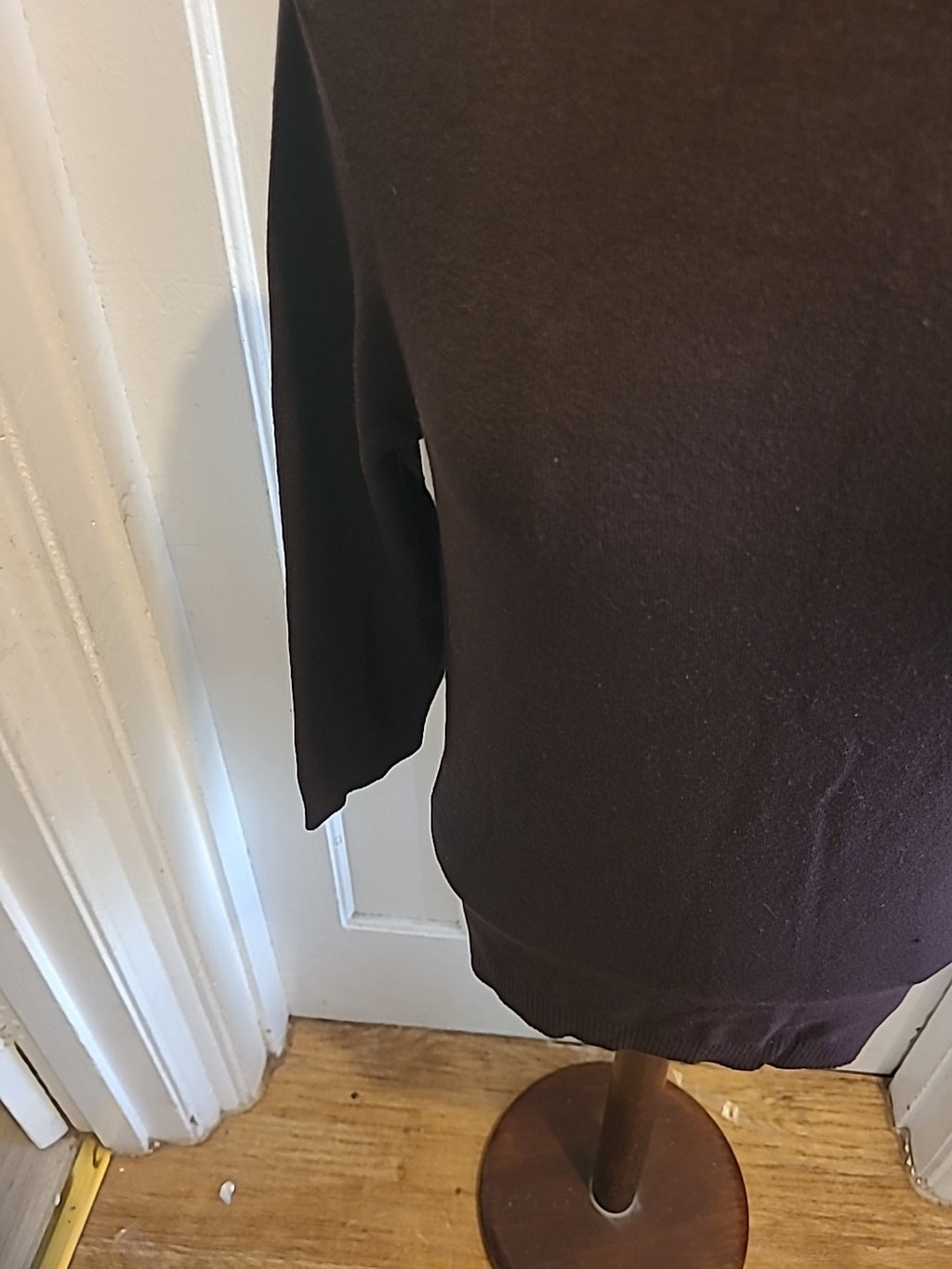 Ladies Alex&Co Size 8 Dark Brown Long Sleeved Roll Neck