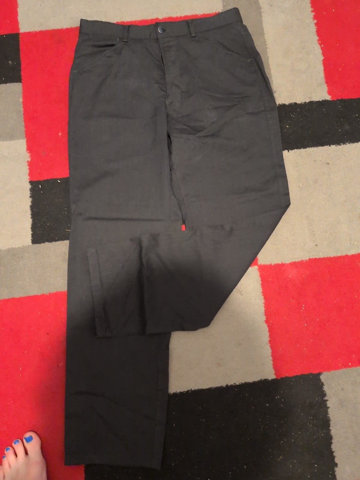 Next 32short Charcoal Smart Trousers
