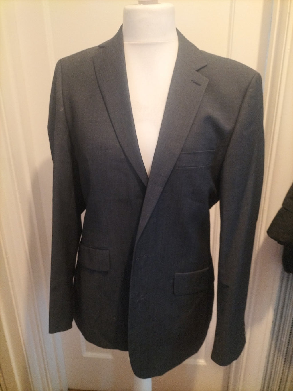 Mens Jeff Banks 2 Piece Suit 40in Blazer 36in Waist Regular Trousers