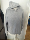 Mens Peacocks Size Large Grey Pullover Hoodie