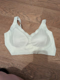 3XL Off White Padded Non Lined Bra