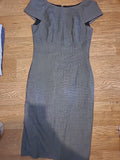 Ladies Marks And Spencer Size 8 Grey Fleck With Stud Detail Sleeveless Lined...