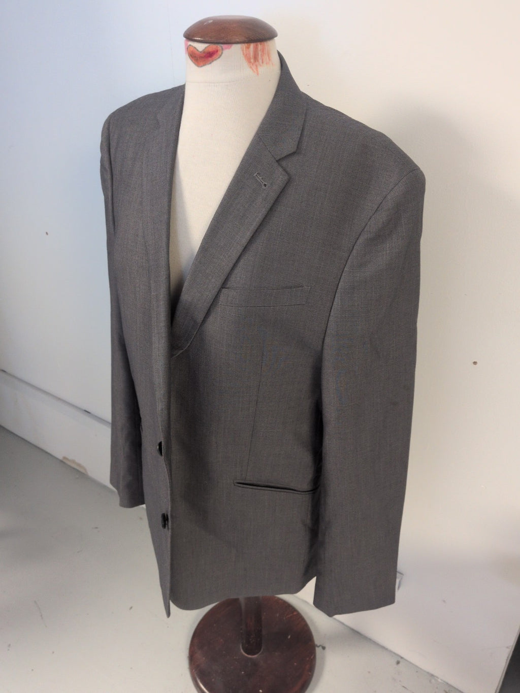 Cedarwood State 44L Slim Fit Grey Suit Jacket