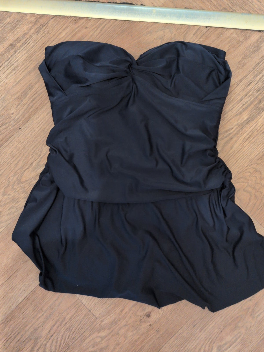 XL Navy Halterneck Swimming Costume