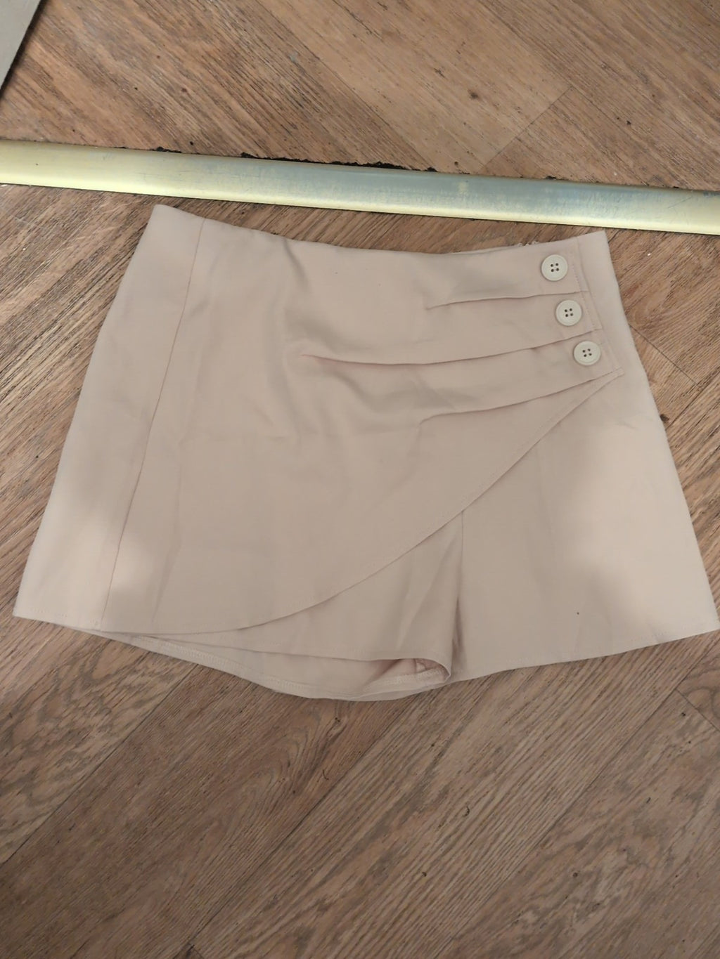 Large Pale Pink Wrap Shorts