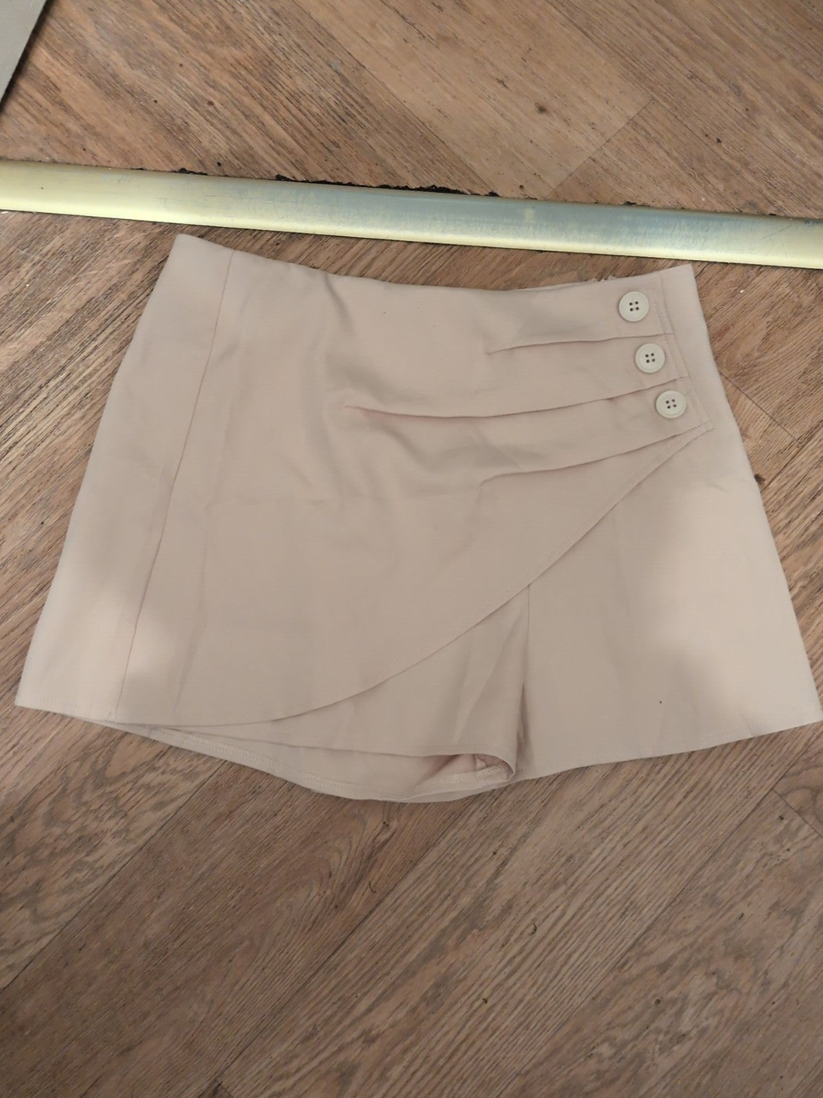 Large Pale Pink Wrap Shorts