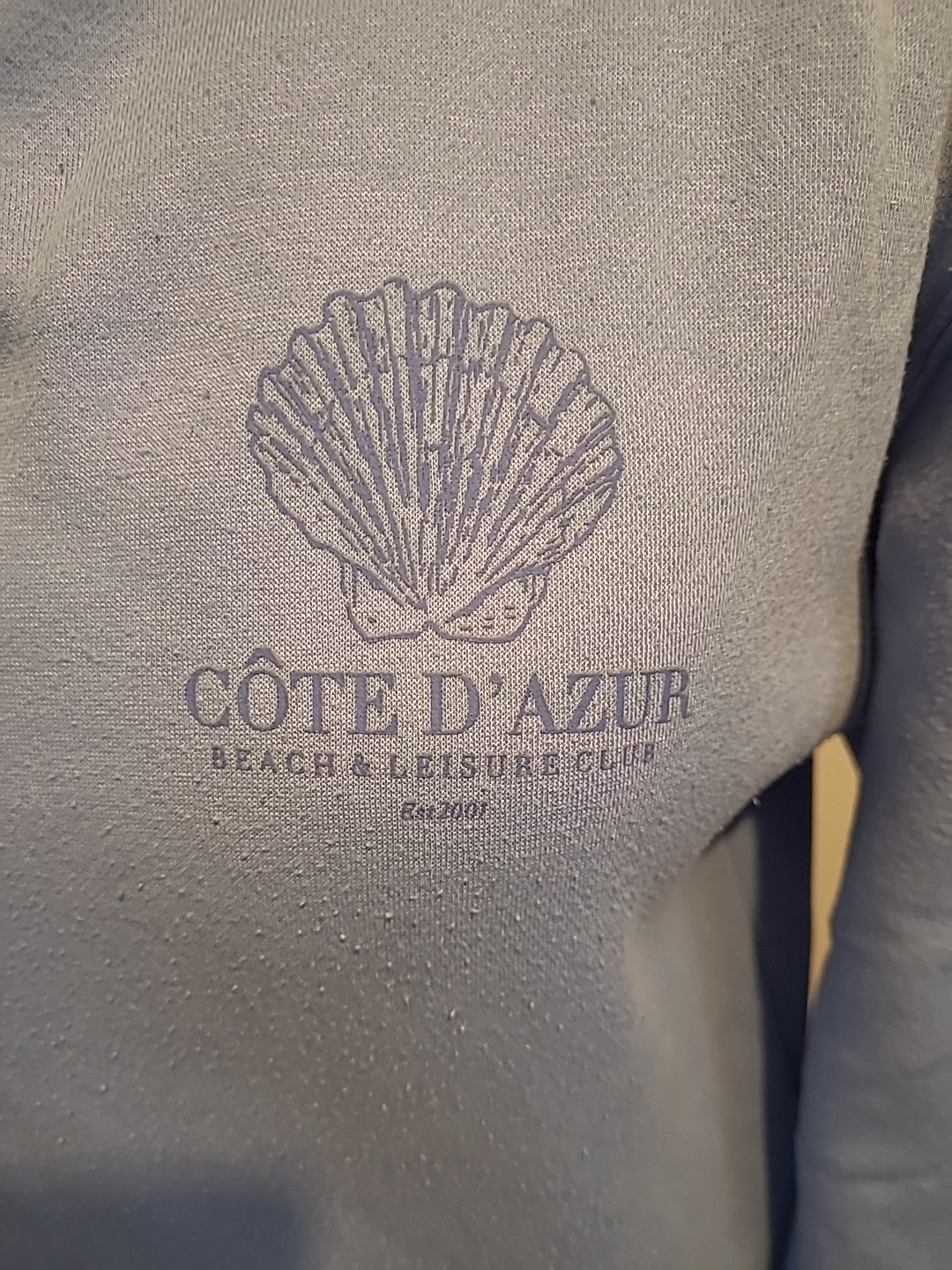 Ladies Primark Size Small Blue Beach And Leisure Club Pullover Hoodie