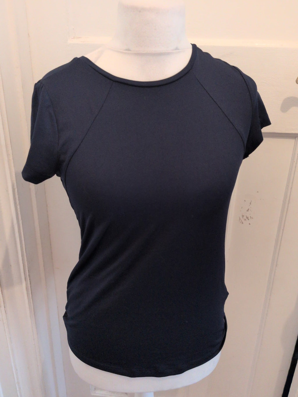 Marks And Spencer Active 10 Navy Short Sleeve T-shirt
