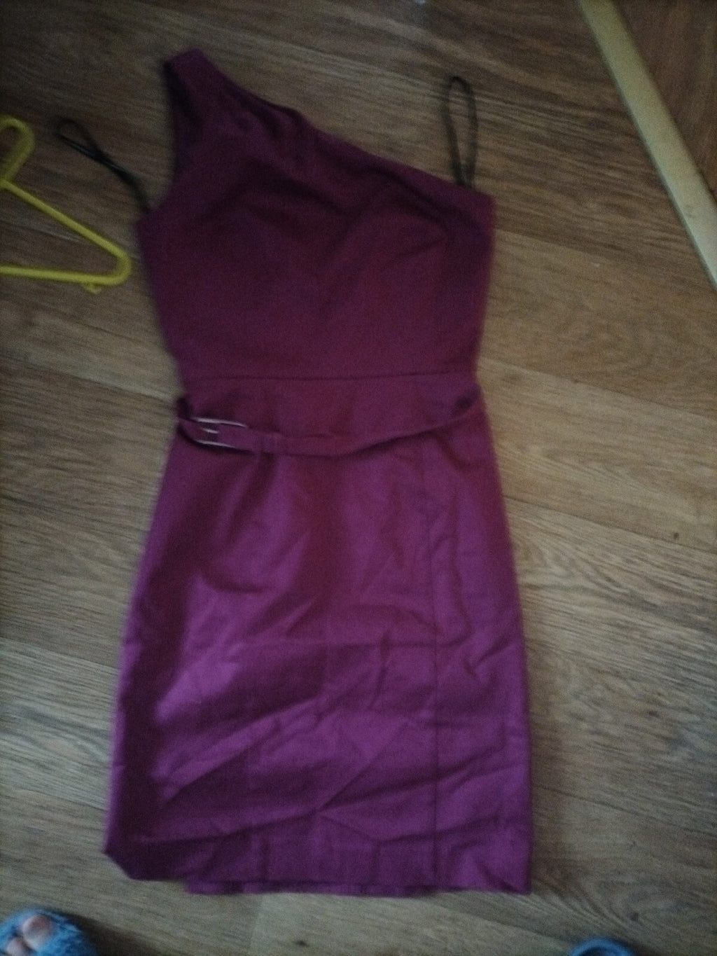 Ladies Warehouse Size 10 Purple Cold Shoulder Dress