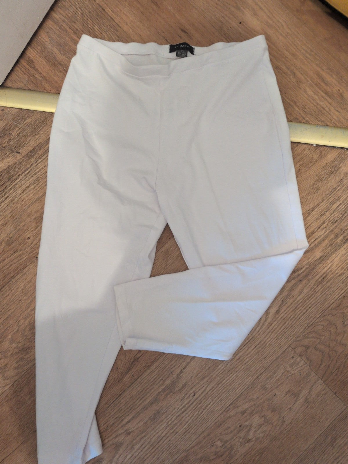 Primark 12-14 White Ankle Leggings