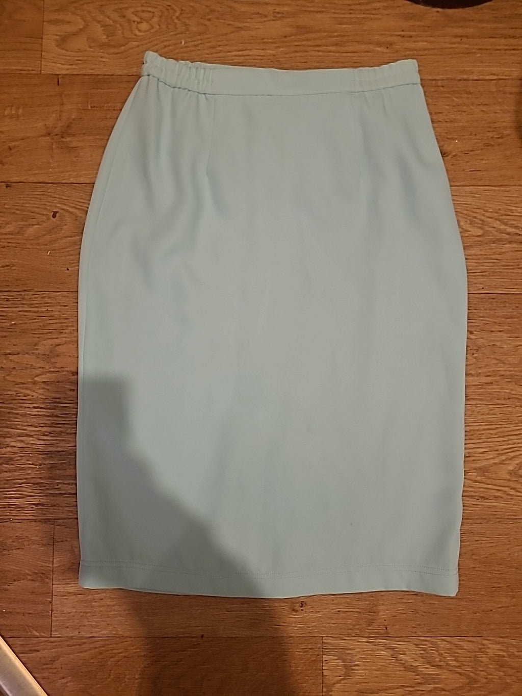 Ladies Occasion Wear Size 12 Turquoise Lined Pencil Elasticated Skirt