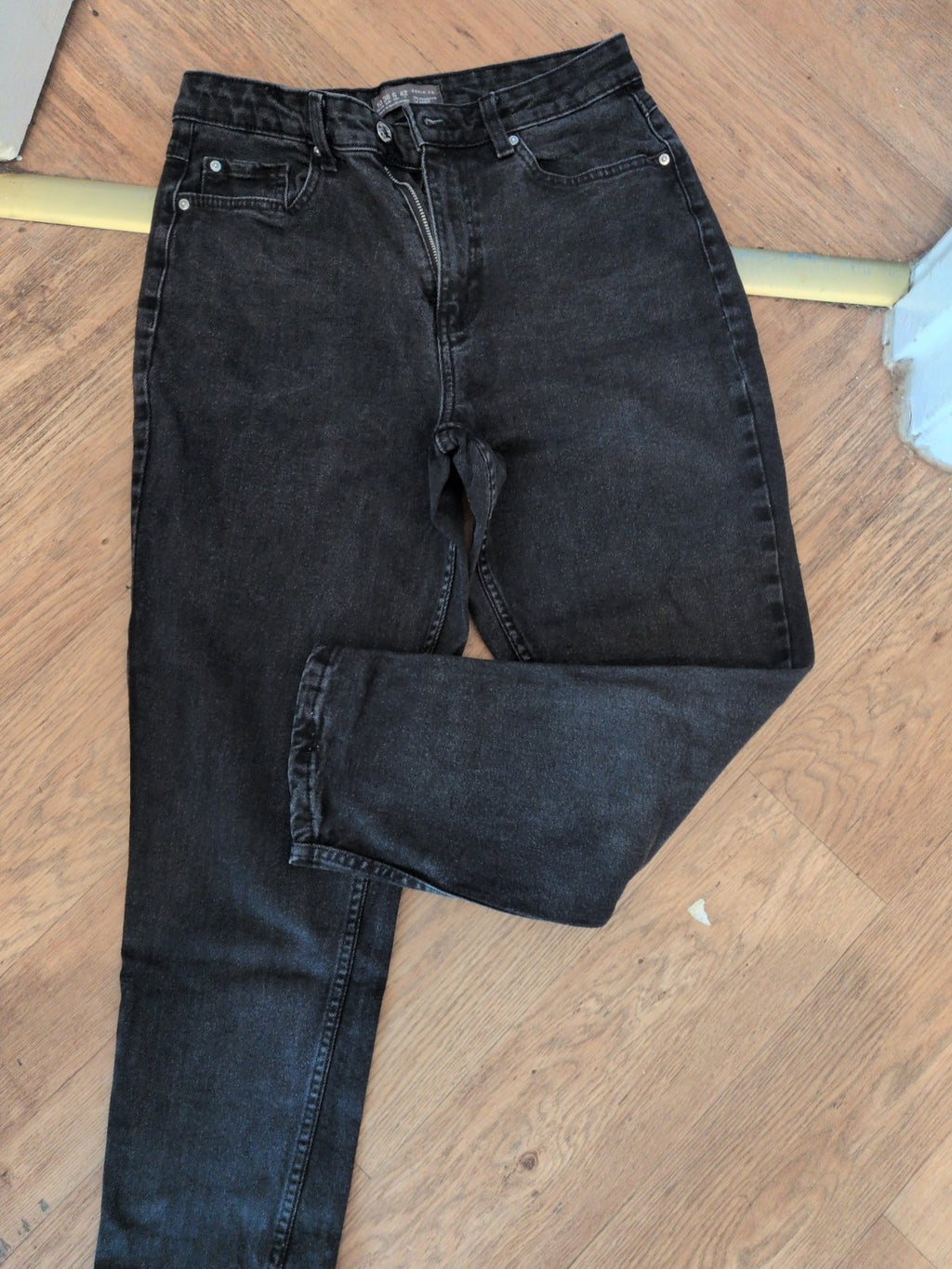Denim&Co 10 Charcoal Jeans Straight