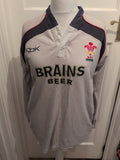 Reebok Medium Cymru Long Sleeve Polo