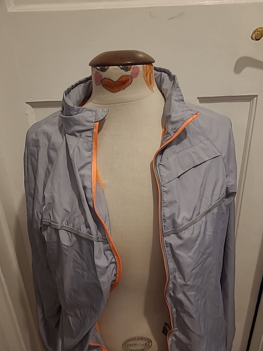 Ladies Workout Size 14 Grey Mesh Lined Jacket