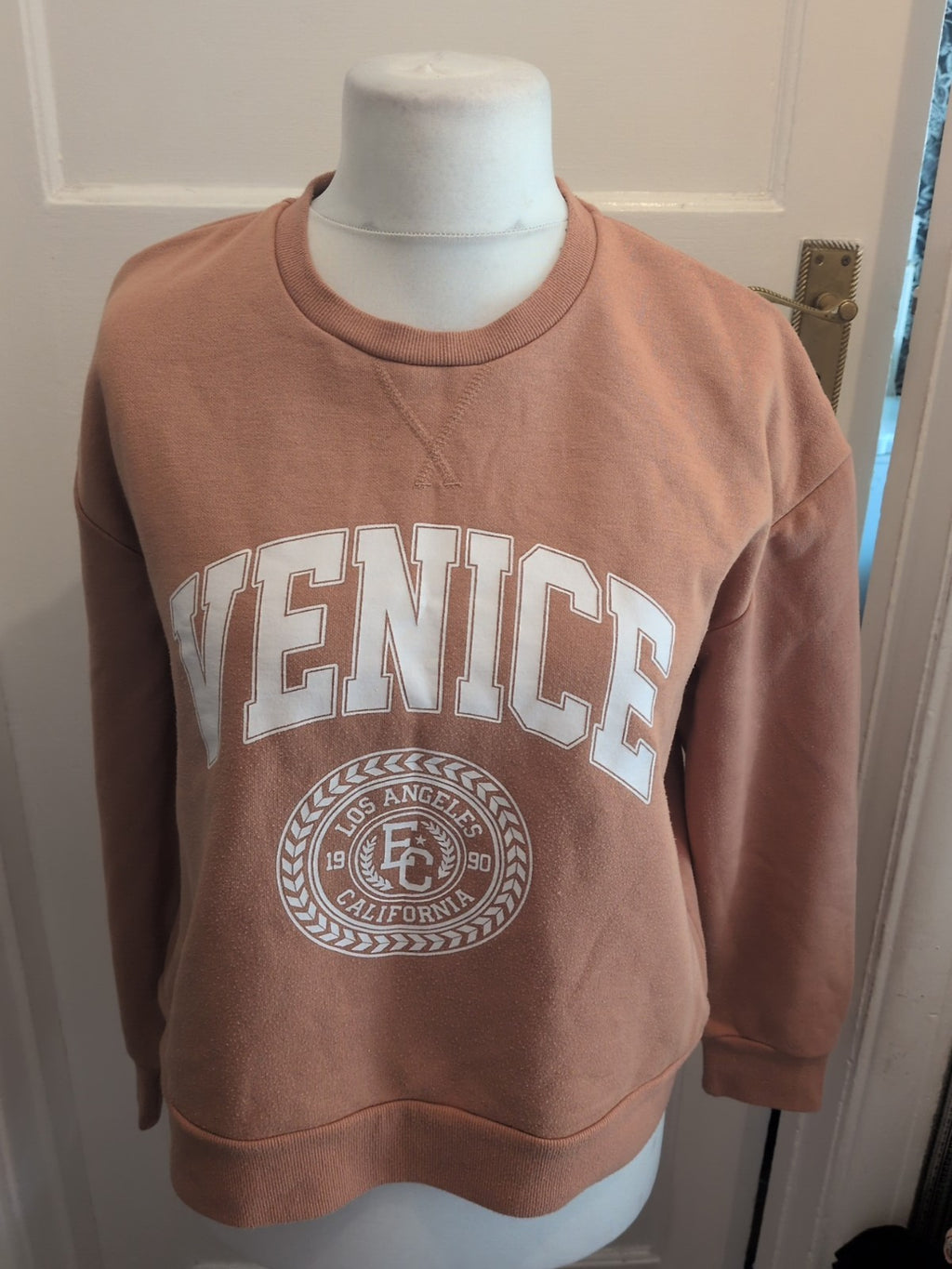 Primark 12/14 Brown Venice Print Jumper