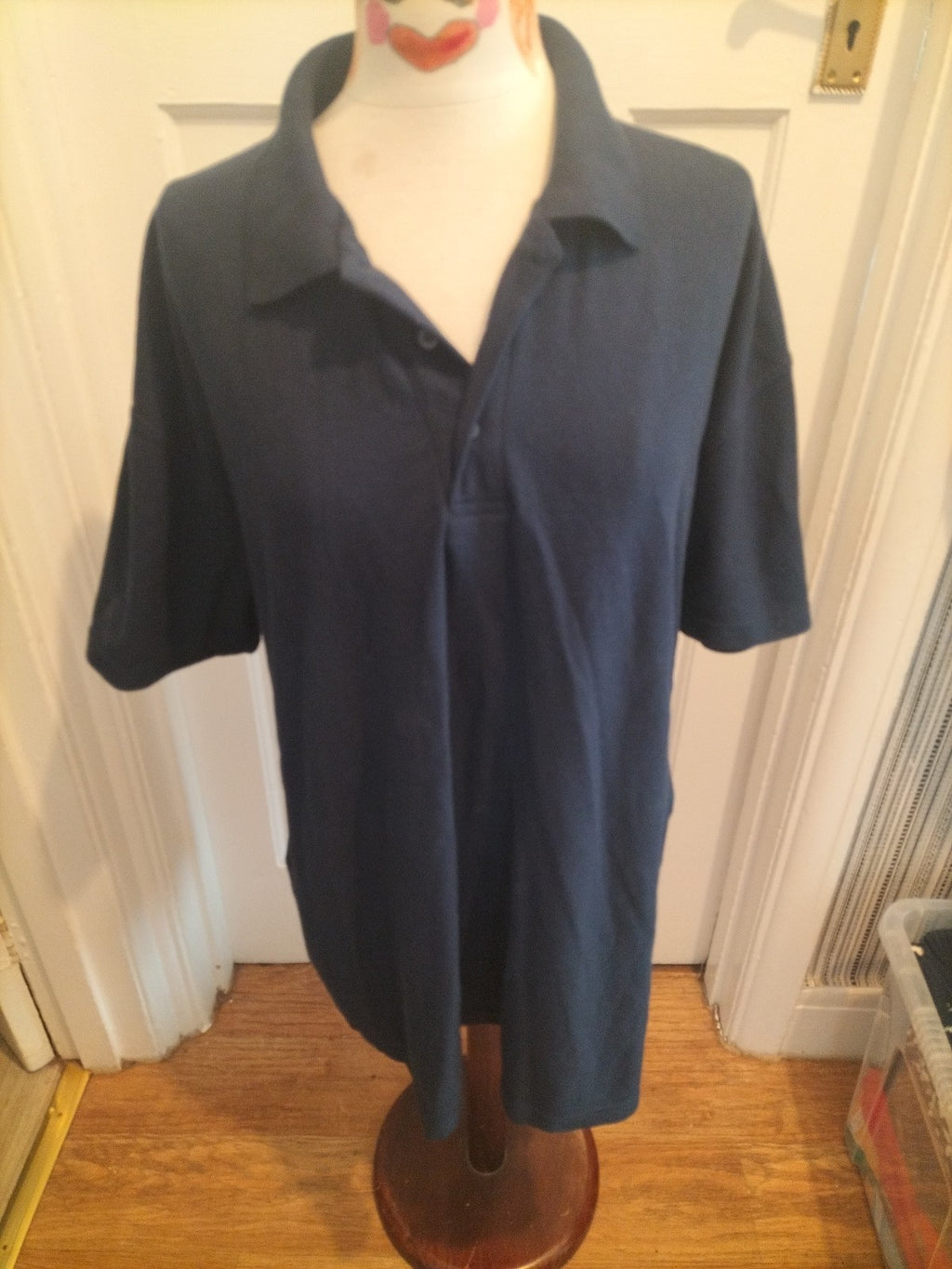 Mens Rtx Pro Size 4XL Navy Short Sleeved Polo