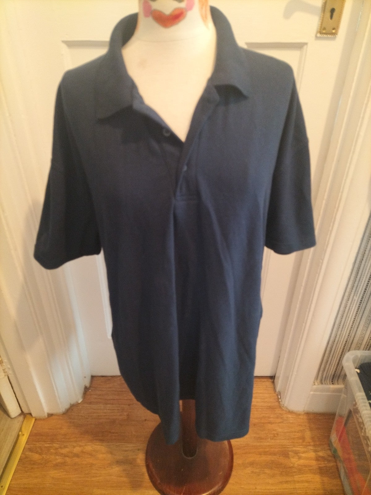 Mens Rtx Pro Size 4XL Navy Short Sleeved Polo