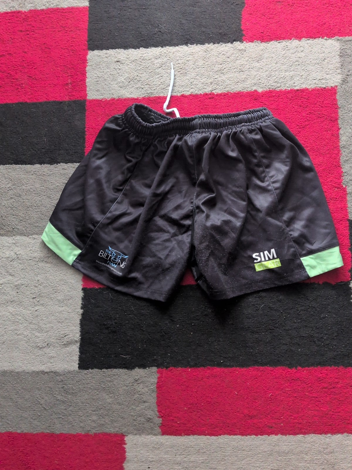 Sim Gear XS Green And Black Elasticated Shorts