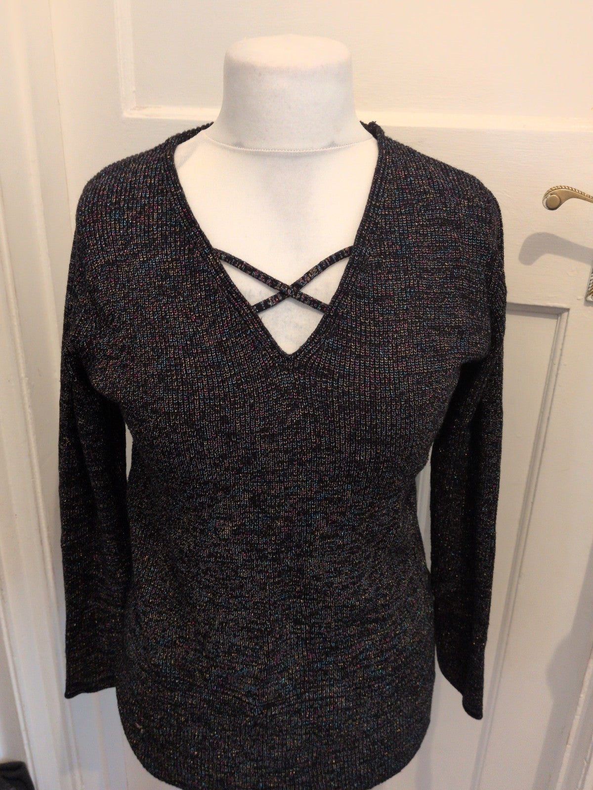 Papaya Medium Black With Sparkle Jumper